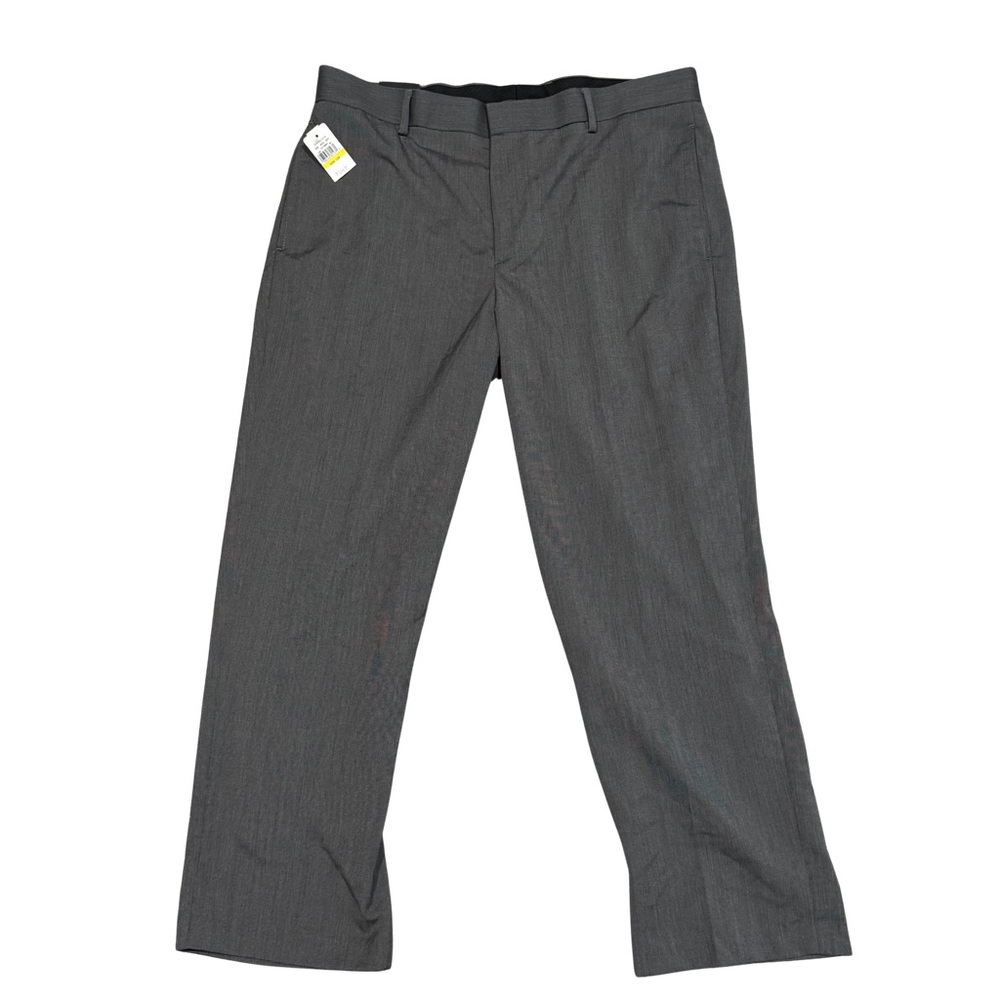 NWT Van Heusen Classic Fit Charcoal Gray Dress Pants 38x29 Wrinkle Resistant